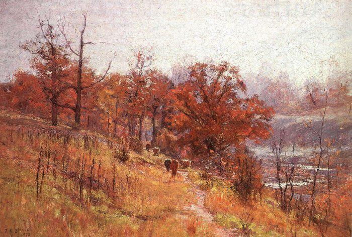 Theodore Clement Steele November s Harmony oil painting image